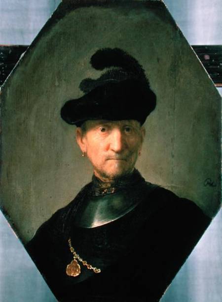 Old Warrior a Rembrandt van Rijn