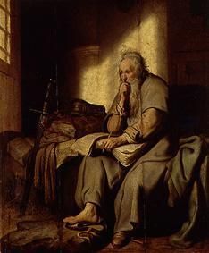 Paolo in prigione. a Rembrandt van Rijn