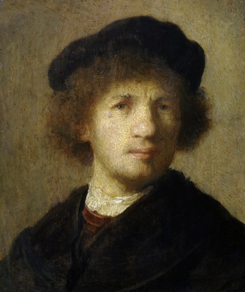 Rembrandt / Self-portrait / c. 1630 a Rembrandt van Rijn