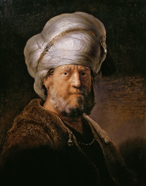 Rembrandt, Bildnis eines Orientale a Rembrandt van Rijn