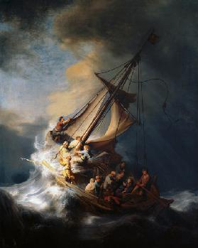 Cristo nella tempesta sul lago di Genezareth