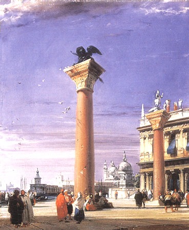 The Columns of San Marco in Venice a Richard Parkes Bonington