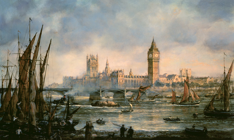 The Houses of Parliament and Westminster Bridge  a Richard  Willis