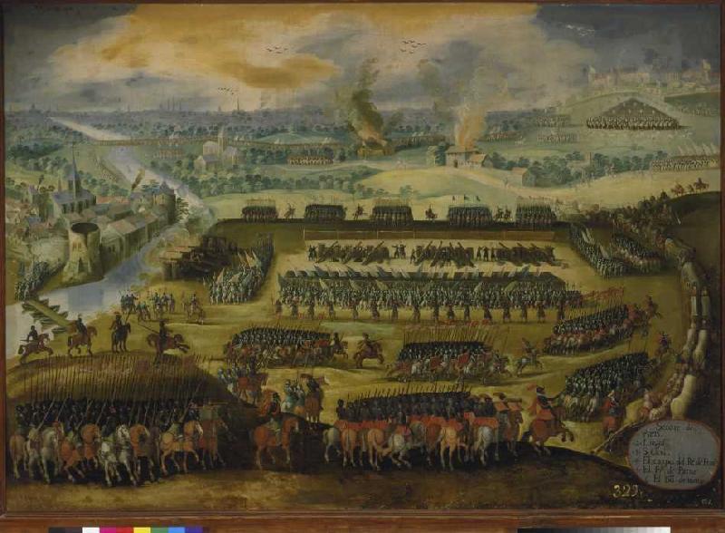 The siege of Paris in the war between Spain U . France a Roderich von Holland