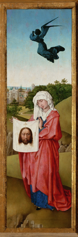 Saint Veronica (The Crucifixion Triptych) a Rogier van der Weyden