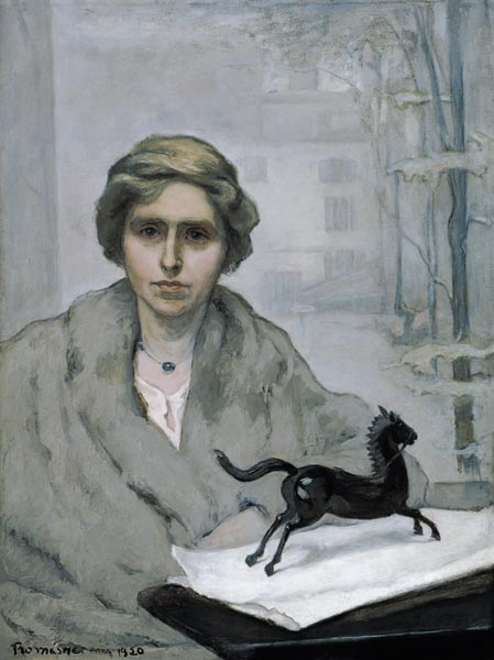 Nathalie Clifford Barney (1876-1972) or The Amazon, 1920 (oil on canvas)  a Romaine Brooks