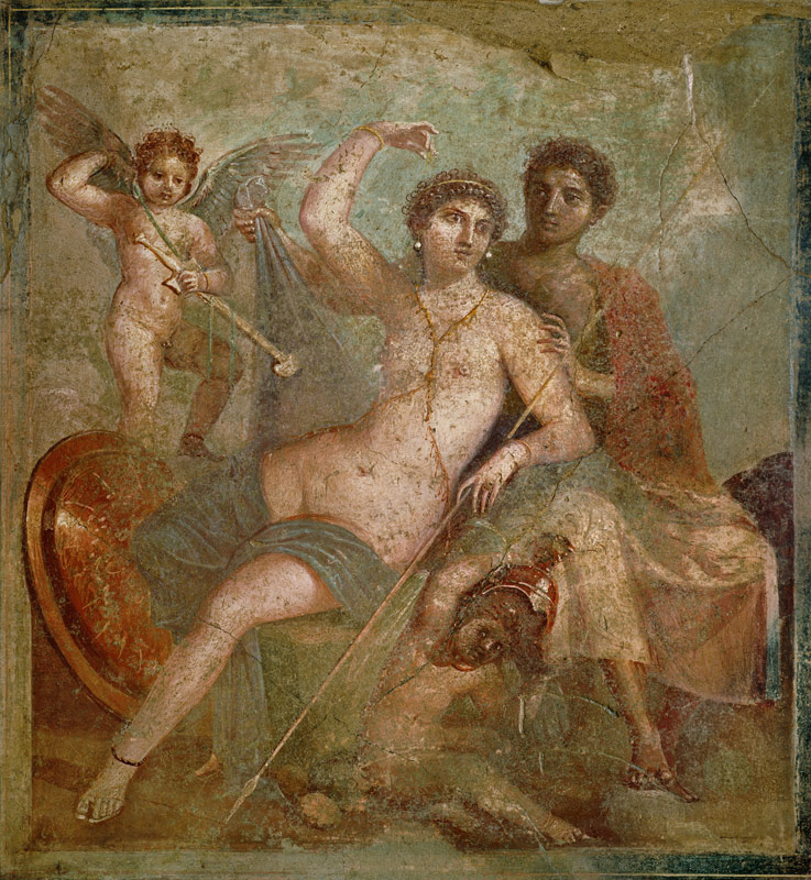 Mars and Venus from the House of Mars and Venus (Casa de Marte e Venere) Pompeii a Arte Romana