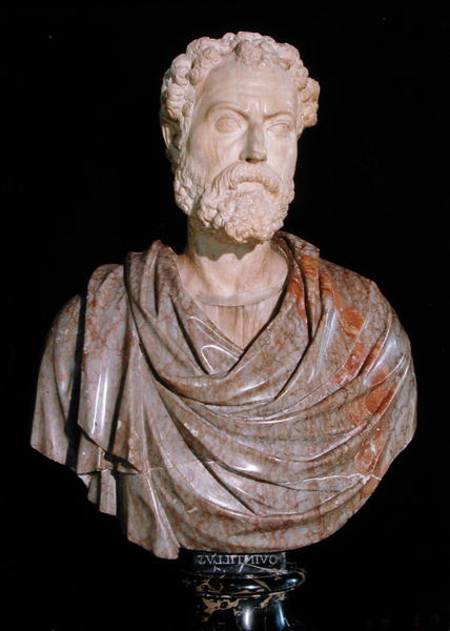 Bust of Marcus Fabius Quintilianus (35-95BC) a Arte Romana
