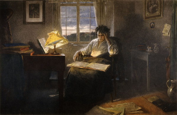 Beethoven , Chromotype aft.Paint. a Rudolf Eichstaedt