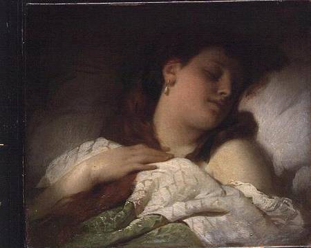 Sleeping Woman a Sándor Liezen-Mayer
