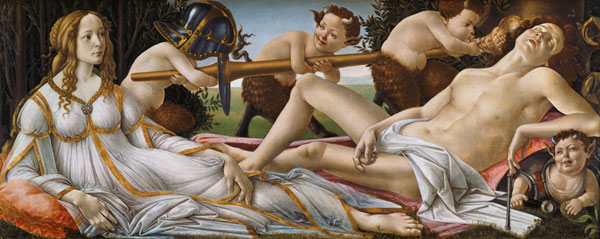 Venere e Marte a Sandro Botticelli