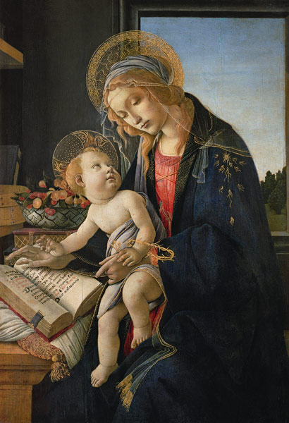 Maria con il libro a Sandro Botticelli