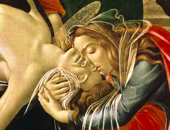 The Lamentation of Christ a Sandro Botticelli