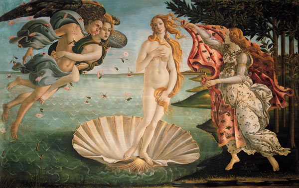 La nascita di Venere a Sandro Botticelli