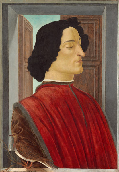Ritratto di Giuliano de' Medici  a Sandro Botticelli