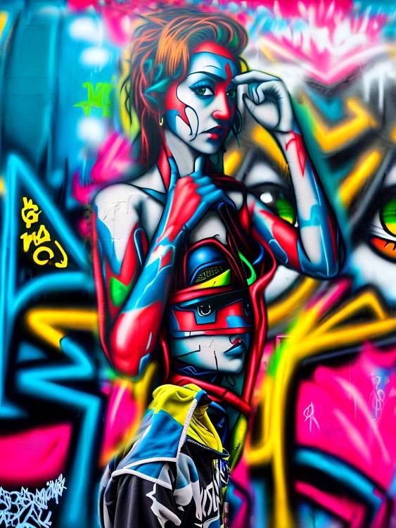 Graffiti Girl a Siegfried Schreck