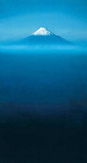 Mount Fuji (oil on canvas)  a Simon  Cook