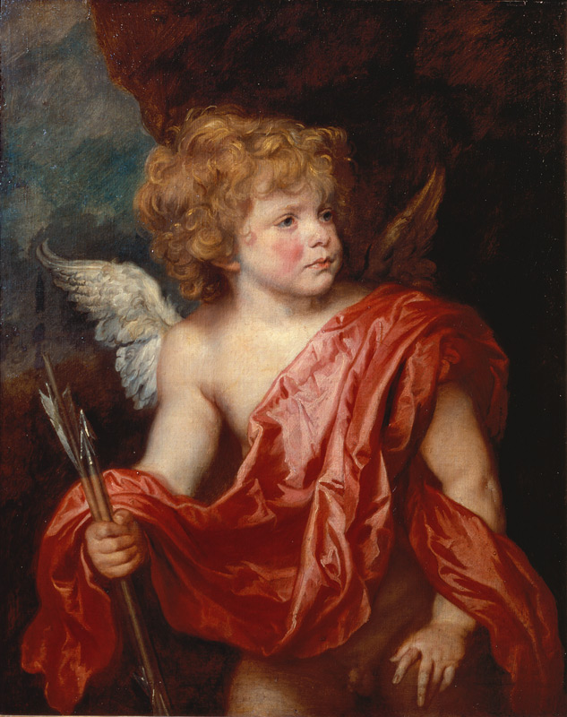 Amor mit den Liebespfeilen a Sir Anthonis van Dyck