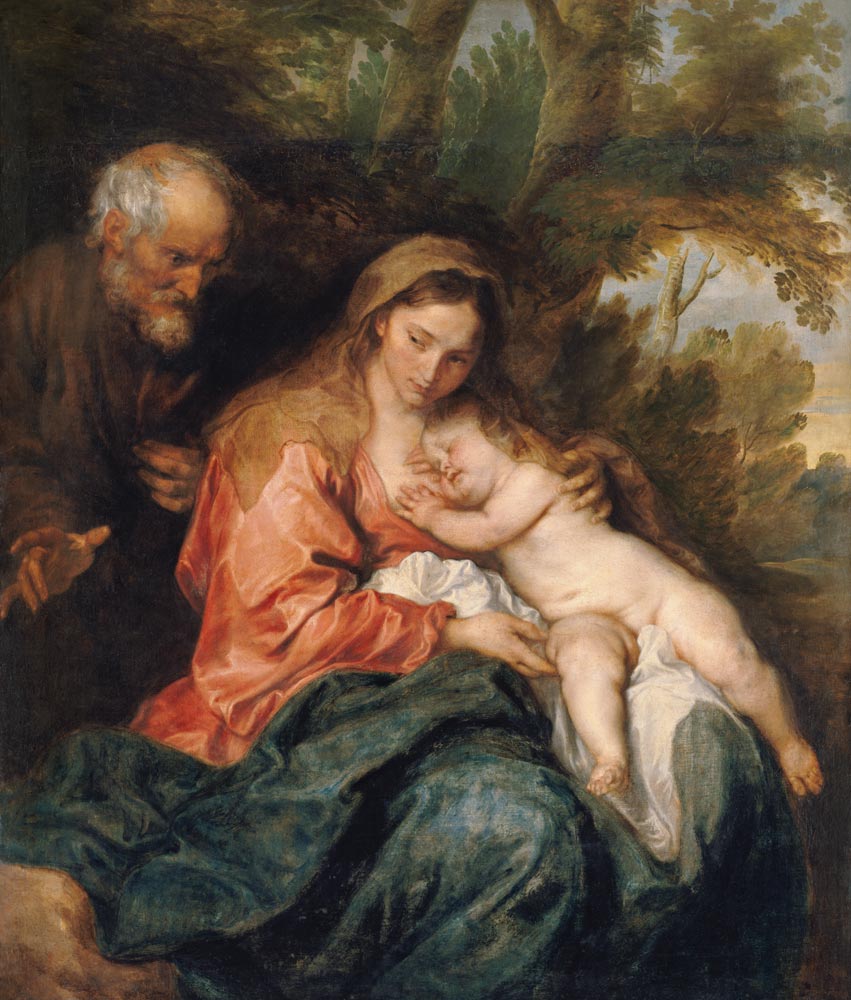 Be quiet on the flight to Egypt a Sir Anthonis van Dyck