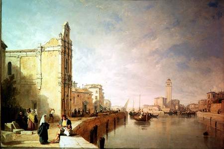 A View of Murano a Sir Augustus Wall Callcott