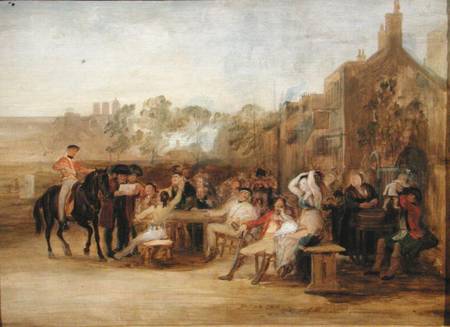 Study for 'Chelsea Pensioners Reading the Waterloo Dispatch' a Sir David Wilkie
