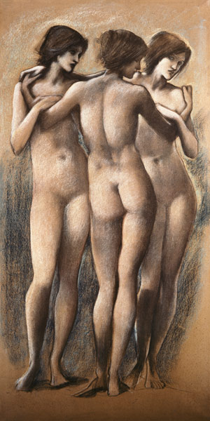 The Three Graces a Sir Edward Burne-Jones