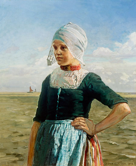 Dutch girl of the Zuyder sea a Sir George Clausen