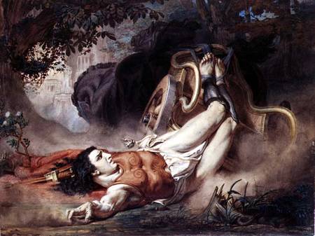 The Death of Hippolyte a Sir Lawrence Alma-Tadema