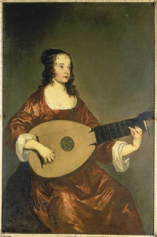 The lute player a Sir Peter Lely
