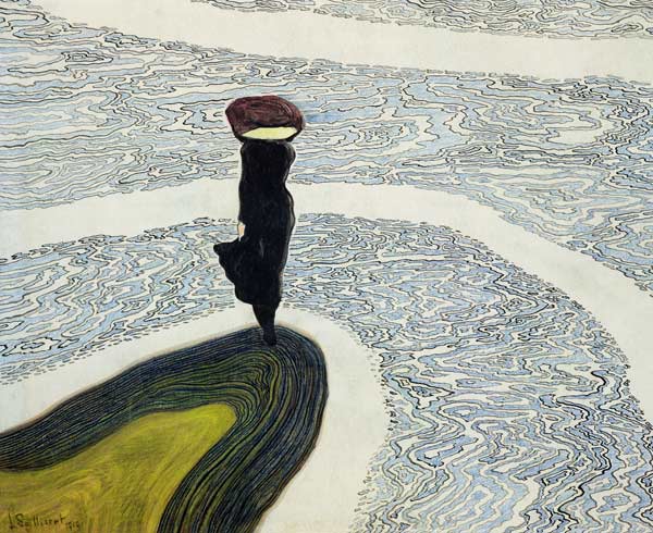 Woman at the Edge of the Water a Leon Spilliaert