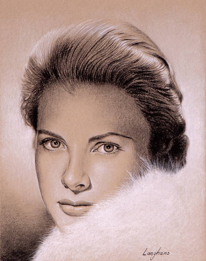 Ritratto di Grace Kelly a Stephen Langhans