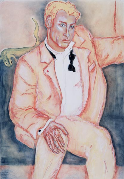 David, 1998 (pastel and charcoal on paper)  a Stevie  Taylor