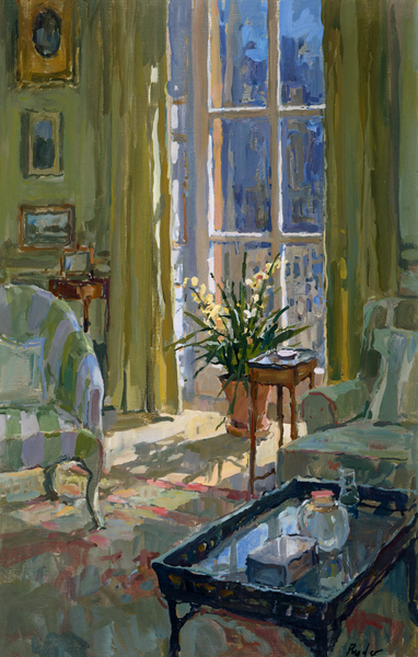 Morning Room with Orchid a Susan  Ryder