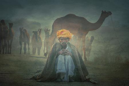 Old Rajasthani man IAAP
