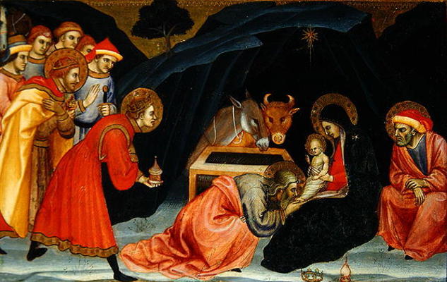 The Adoration of the Magi, c.1499 (oil on wood) a Taddeo  di Bartolo