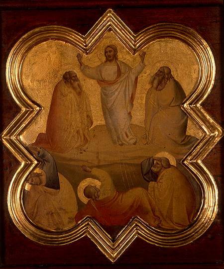 The Transfiguration (tempera & gold leaf on panel) a Taddeo Gaddi