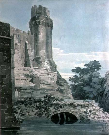 Caesar's Tower, Warwick Castle  on a Thomas Girtin