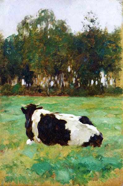 A Cow in the Meadow a Thomas Ludwig Herbst