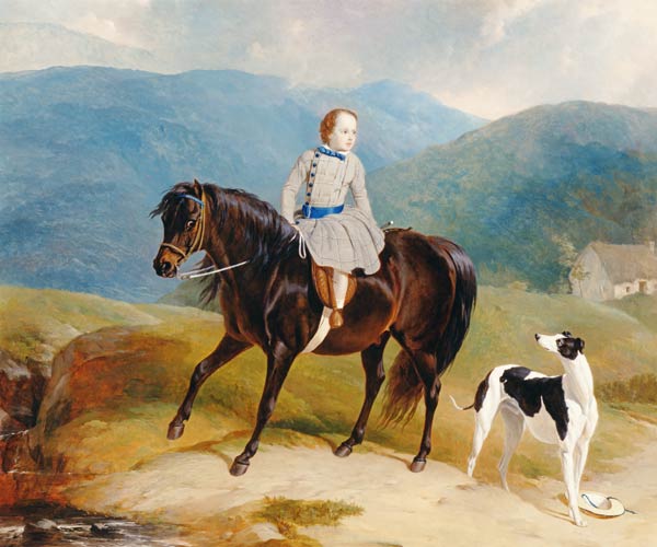 Master Edward Coutts Marjoriebanks on his Pony a Thomas Sidney Cooper