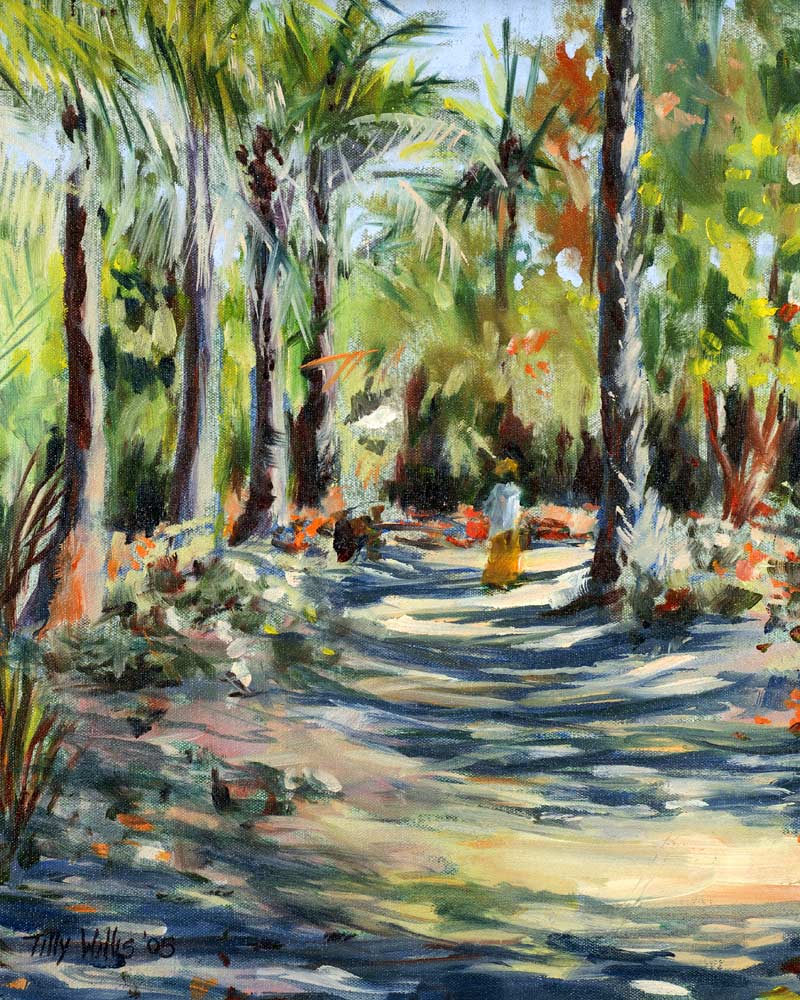 The Bush Road, 2005 (oil on canvas)  a Tilly  Willis