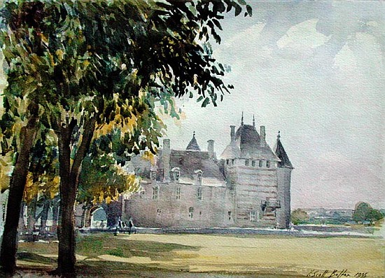 Chateau Epoisses, Burgundy, 1995 (w/c on paper)  a Tim  Scott Bolton