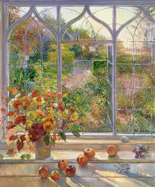 Autumn Windows, 1993 (oil on canvas)  a Timothy  Easton