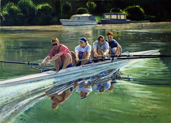 World Champions, 1998 (oil on canvas)  a Timothy  Easton
