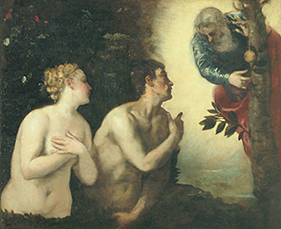 Der Sündenfall a Tintoretto (alias Jacopo Robusti)