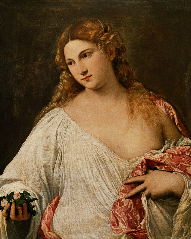 Flora a Tiziano (alias Tiziano Vercellio)