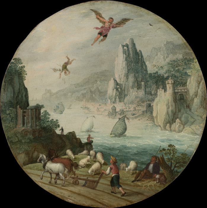 The Fall of Icarus a Tobias Verhaecht