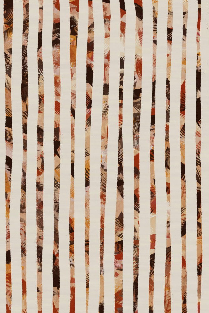Beige Stripes Pattern a Treechild