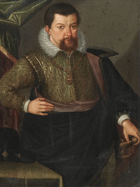 Portrait of John George I (1585-1656), Elector of Saxony a Unbekannter Künstler