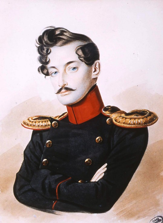 Portrait of Georges-Charles de Heeckeren d'Anthès (1812-1895) a Unbekannter Künstler