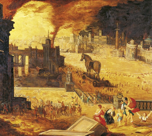 The Siege of Troy a Unbekannter Künstler